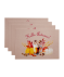 Platzsets mit Herbstmotiv gelb/beige