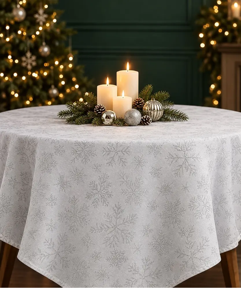 Mitteldecke Weihnachten, gold