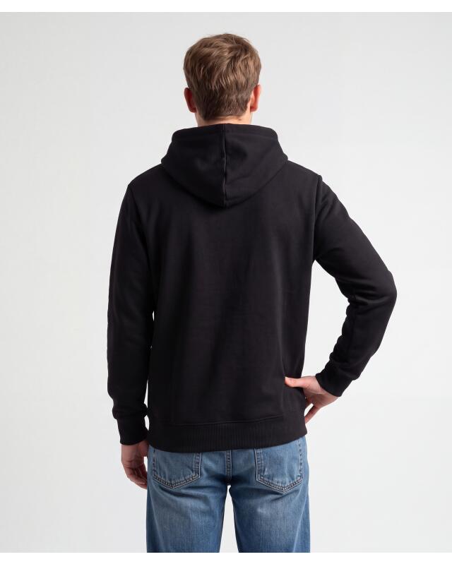 Sweat à logo imprimé homme, noir (KiK Sweatshirt mit Logo-Print (schwarz)) — KiK, produit allemand authentique au Maroc