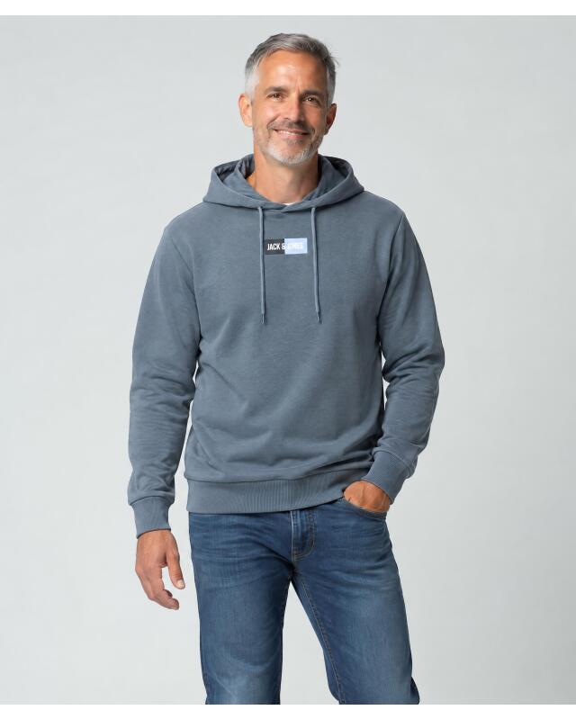 سويت شيرت بطبعة شعار للرجال، أزرق فاتح (KiK Sweatshirt mit Logo-Print (hellblau)) — KiK, منتج ألماني أصلي في المغرب