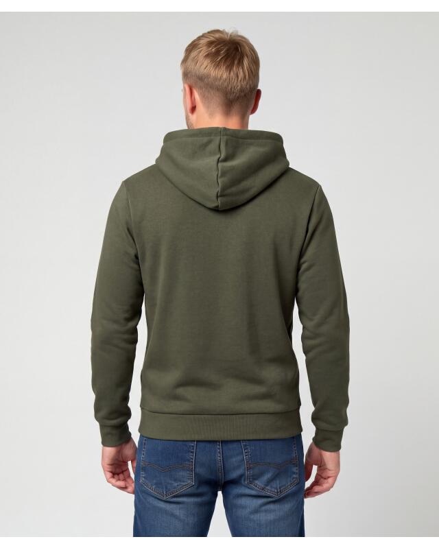 Sweat à logo imprimé homme, kaki (KiK Sweatshirt mit Logo-Print (Khaki)) — KiK, produit allemand authentique au Maroc
