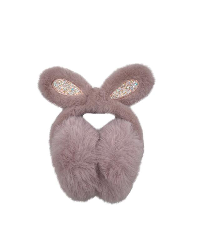 Cache-oreilles à paillettes fille, rose (KiK Ohrenwärmer mit Glitzer (rosa)) — KiK, produit allemand authentique au Maroc