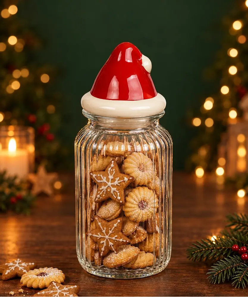 Aufbewahrungsglas Weihnachten, transparent