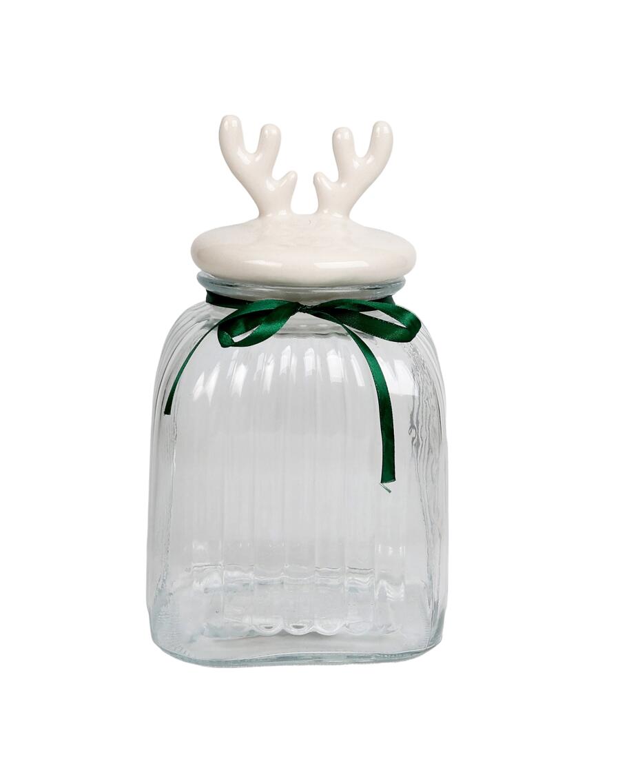Vorratsglas Weihnachten, klar