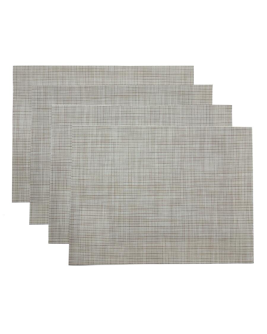Jacquard-Platzsets, Beige
