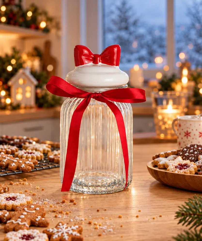 Vorratsglas Weihnachten, klar