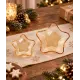 Cuencos de cristal con forma de estrella
