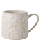 Tasse Weihnachten weiß/braun
