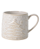 Tasse Weihnachten weiß/hellbraun