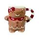 Tazas de pan de jengibre navideñas