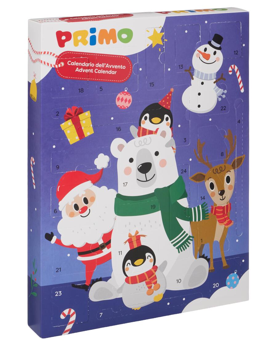 Adventskalender, kleurrijk