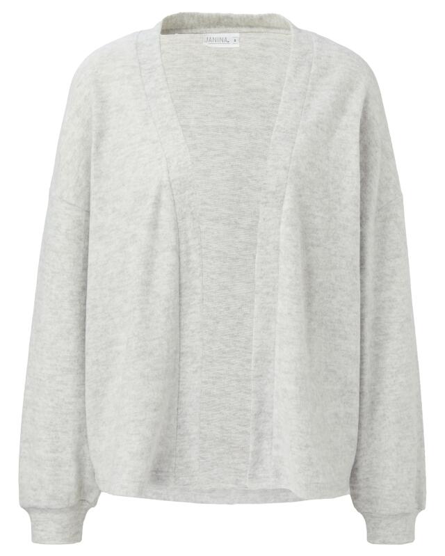 Marl cardigan for women, light grey marl (KiK Cardigan in Melange (hellgrau melange)) — KiK, authentic German product in Morocco