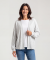 Cardigan in Melange hellgrau melange