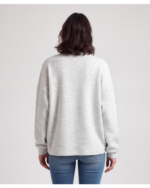Marl cardigan for women, light grey marl (KiK Cardigan in Melange (hellgrau melange)) — KiK, authentic German product in Morocco