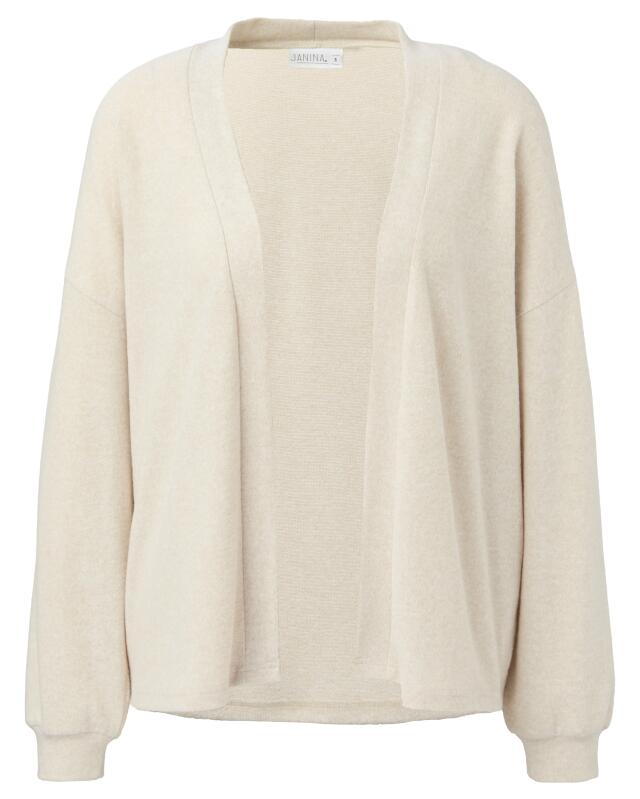 Marl cardigan for women, beige marl (KiK Cardigan in Melange (Beige melange)) — KiK, authentic German product in Morocco