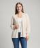 Cardigan in Melange Beige melange