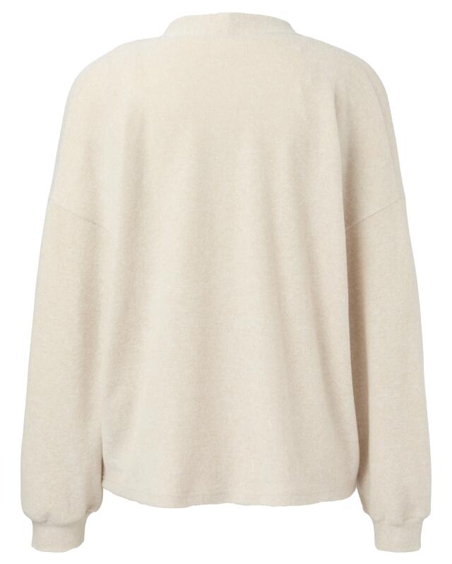 Marl cardigan for women, beige marl (KiK Cardigan in Melange (Beige melange)) — KiK, authentic German product in Morocco