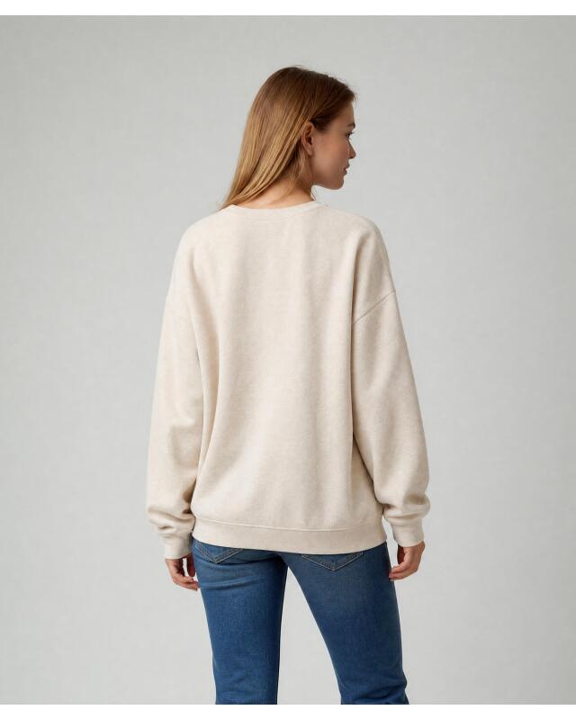 Marl cardigan for women, beige marl (KiK Cardigan in Melange (Beige melange)) — KiK, authentic German product in Morocco