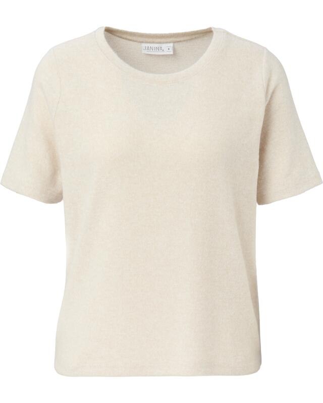 تيشيرت للنساء، بيج مبرقش (KiK T-Shirt in Melange (Beige melange)) — KiK, منتج ألماني أصلي في المغرب