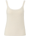 Stricktop mit schmalen Trägern Beige melange