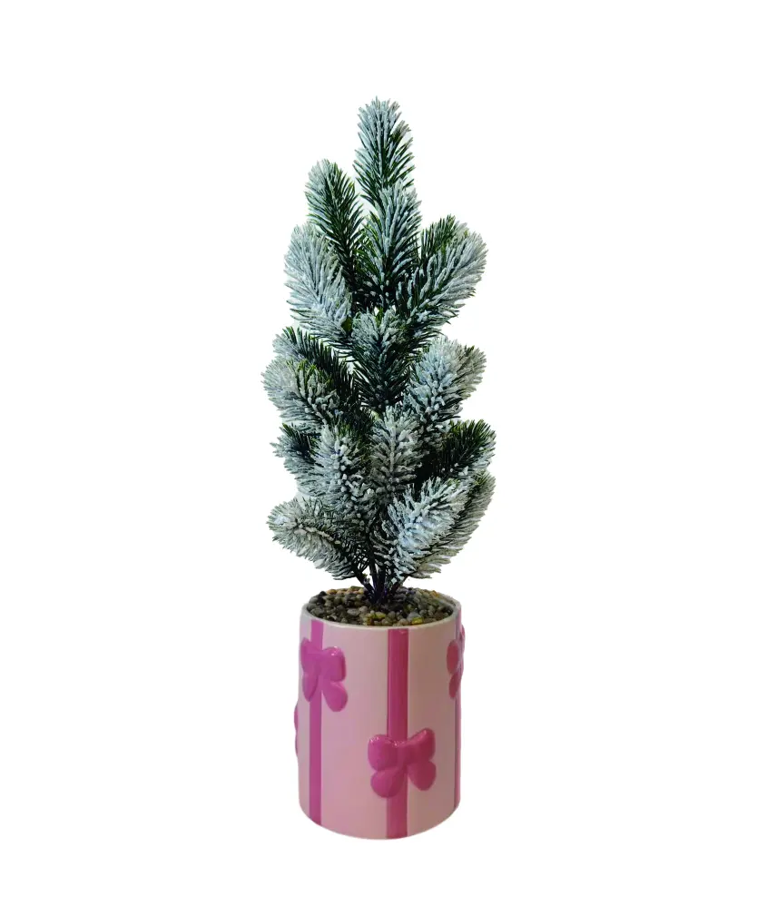 Künstlicher Tannenbaum Weihnachten, pink