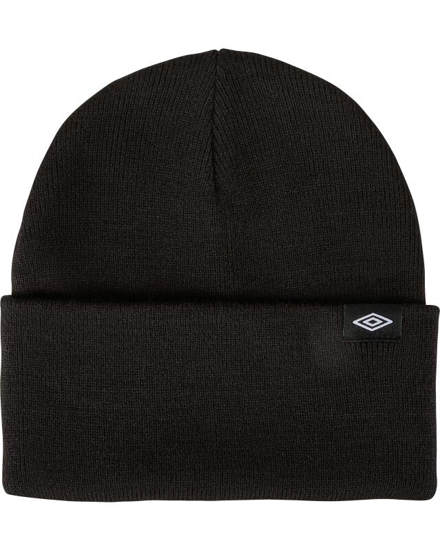 Bonnet avec petit écusson homme, noir — KiK, produit allemand authentique au Maroc