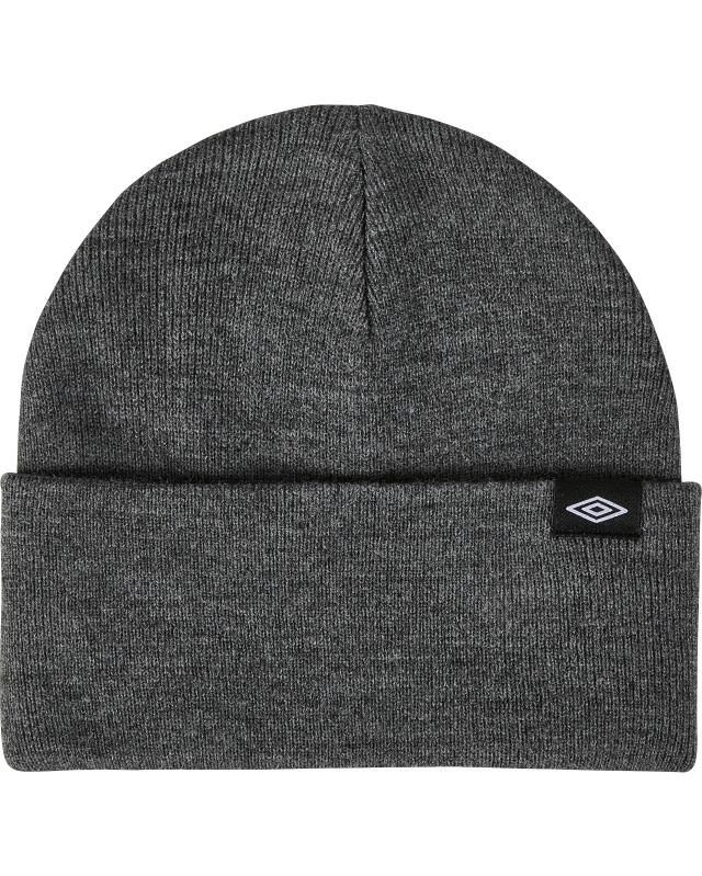 Bonnet avec petit écusson homme, gris foncé — KiK, produit allemand authentique au Maroc