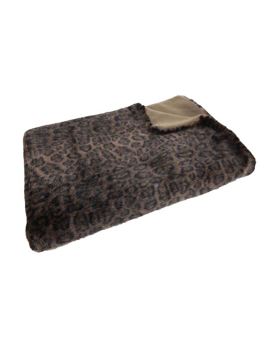 Fleecedecke Leo, taupe