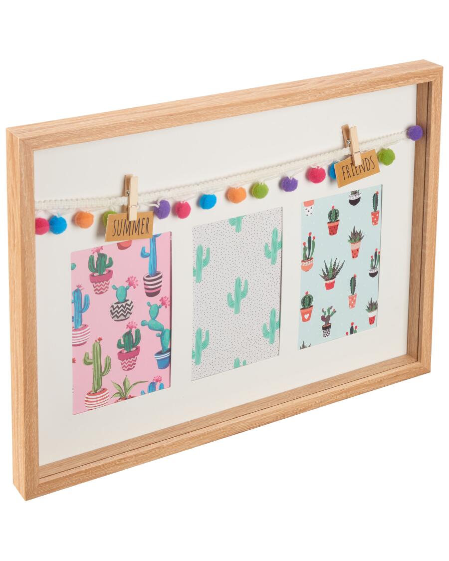 Bilderrahmen Wäscheklammern: Zeichnen lernen mit Spaß!