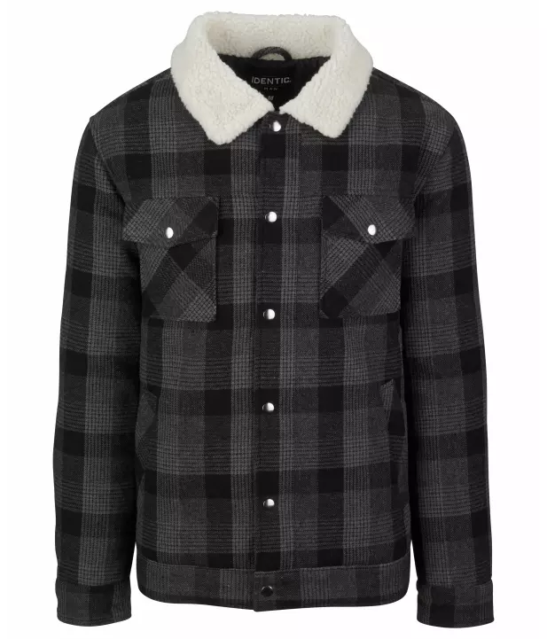 Herren-Jacke, Identic, Flanell-Optik (Art. 1100960) | KiK Onlineshop