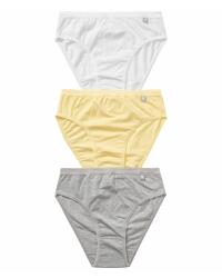 Slips große Damen Unterhosen 2er Set Mikrofaser unifarben Panty 42 44 46 48