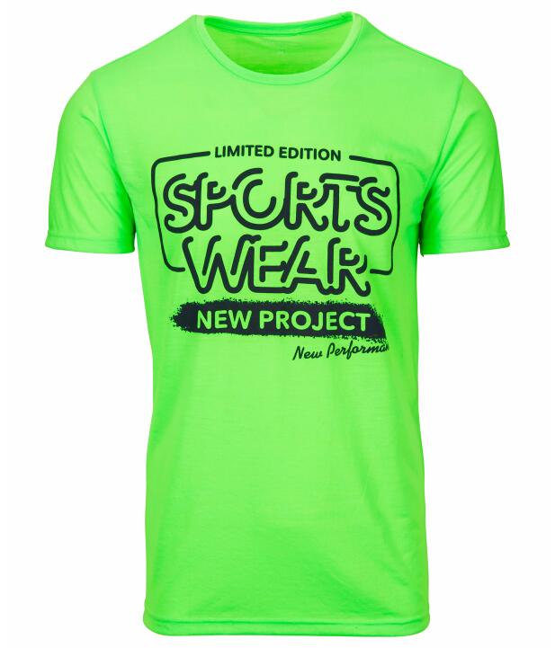 T shirt herren neon grün sale