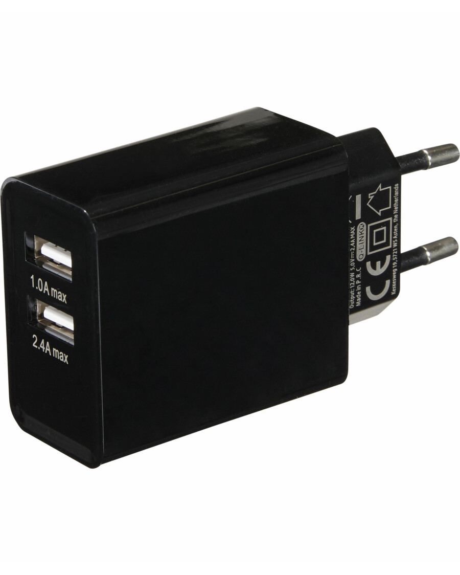USB-KFZ-Ladegerät '3IN1', 12/ 24 V, schwarz IWH 019061 (4045914190610)