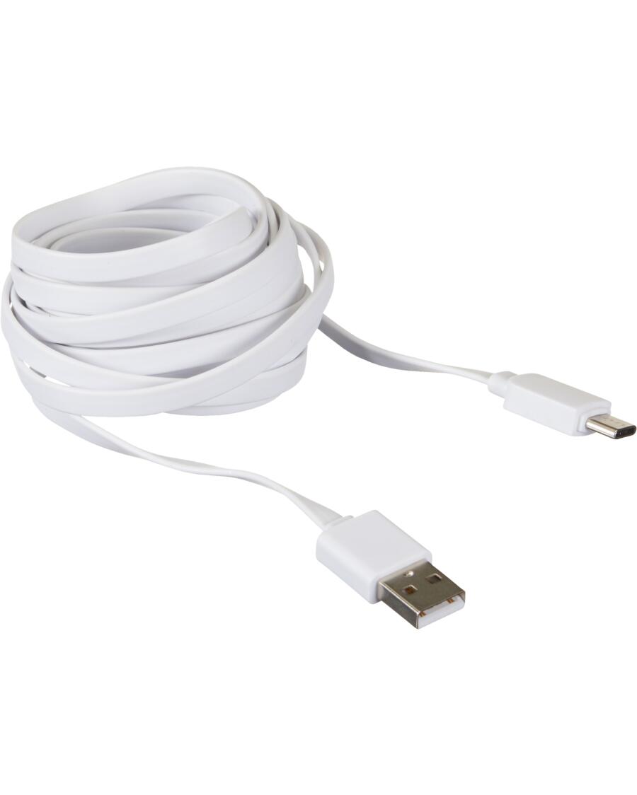Lade- und Datenkabel weiß