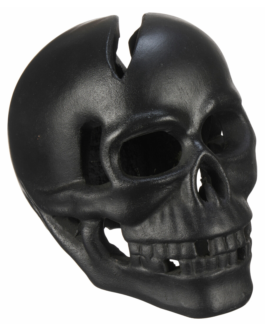 Großer schwarzer Bullet Skull Epoxidharz Totenkopf Totenkopf Deko Kugel  Dekoration Mann Höhle Geschenk Mann Höhle Dekoration -  Österreich
