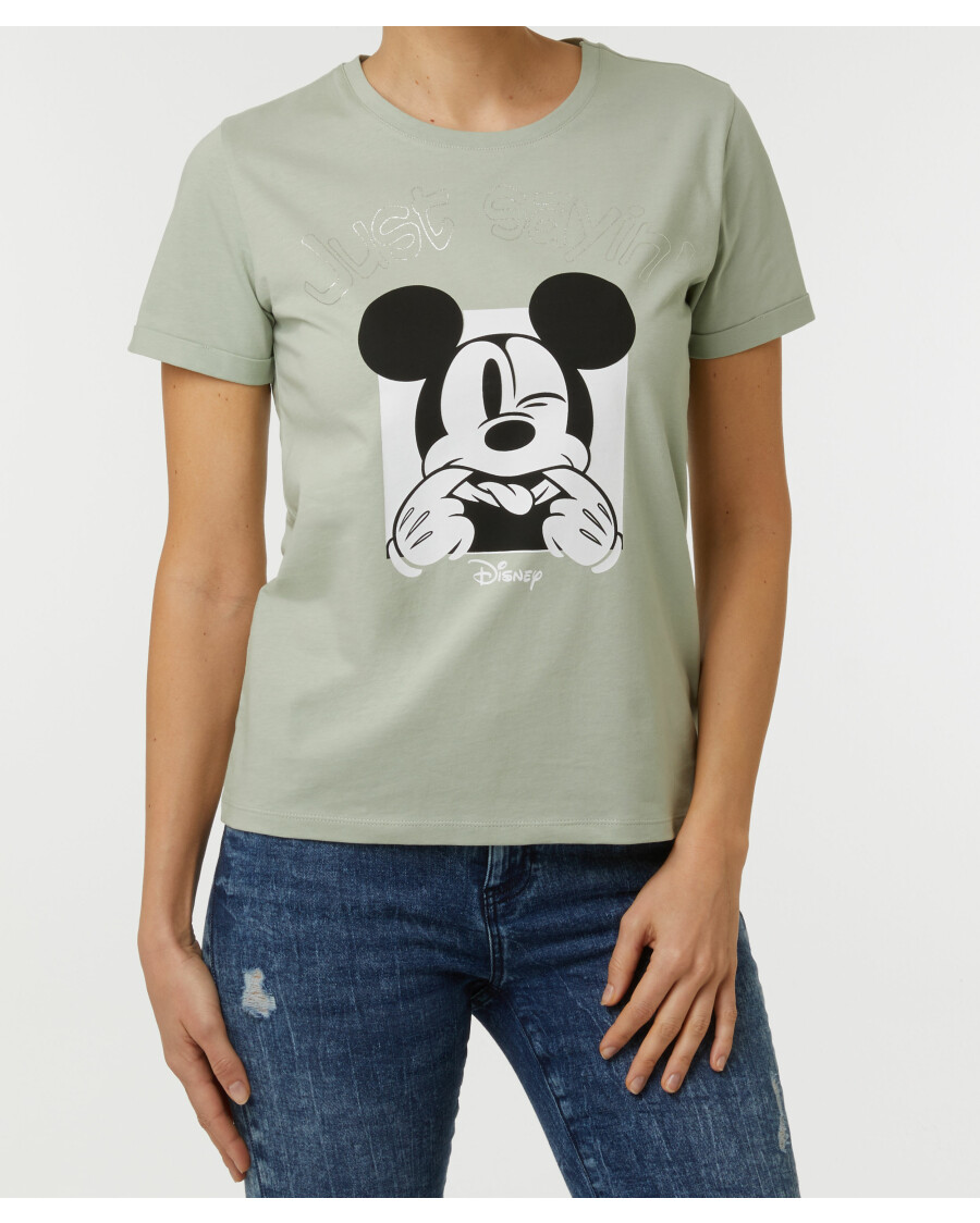 T-Shirt, Text-Marke (keine Lizenz), Micky-Maus, Pailletten (Art. 1115493_1)