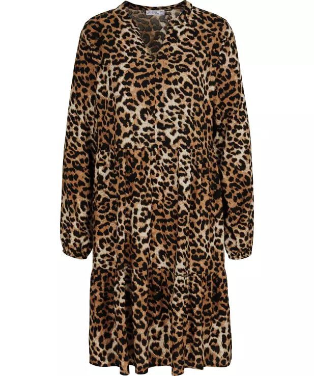 Kleid, Janina, Leopardenmuster (Art. 1158479_3) | KiK Onlineshop