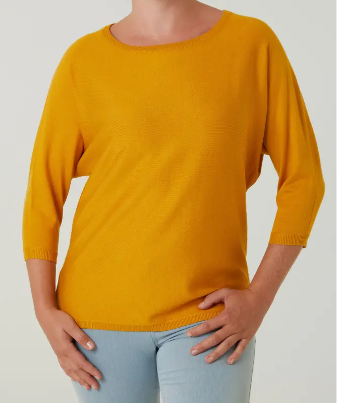 Sweter z cienkiej dzianiny