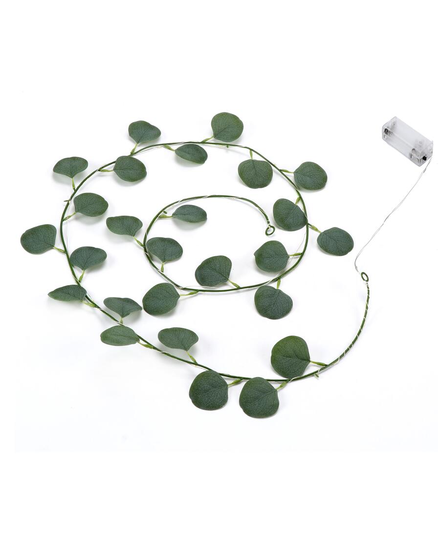 LumenTEC LED Solar Girlande, 20 LEDs, 4,85 M – Warmweiß, IP44, Für Garten